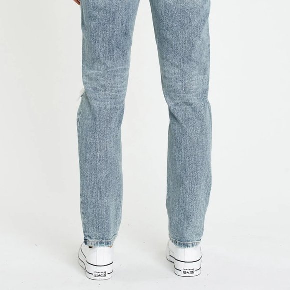 Daze Denim Loverboy High-rise Distressed Boyfriend Jeans in Karma - Picture 7 of 9